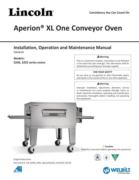 Service Documents | Lincoln Food Service
